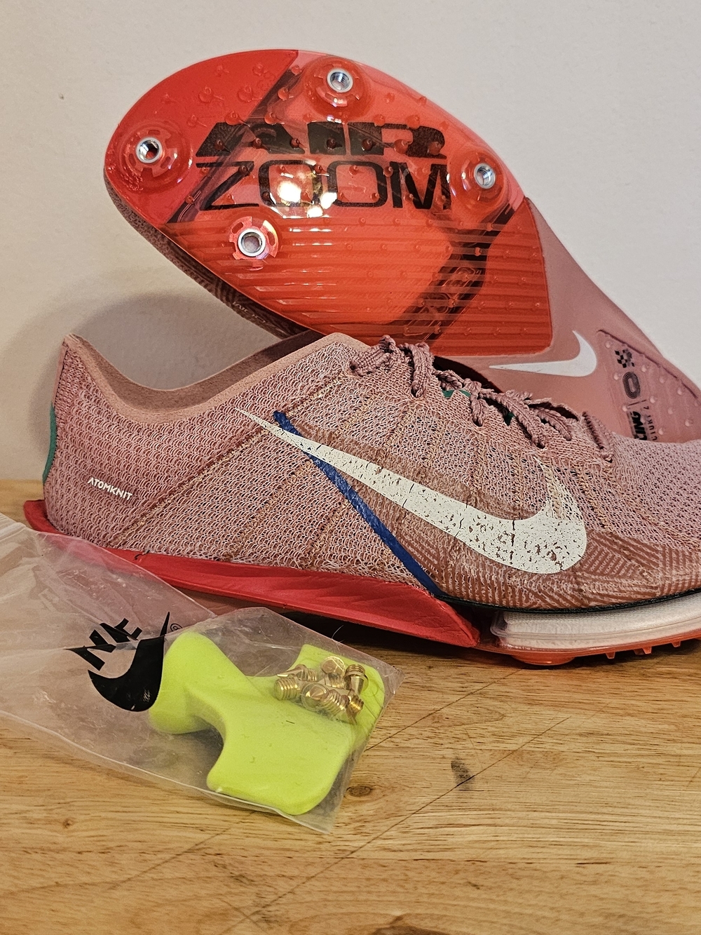 Nike Maxfly 2 'Red Stardust' "Red/Ivory" Track & Field Spikes